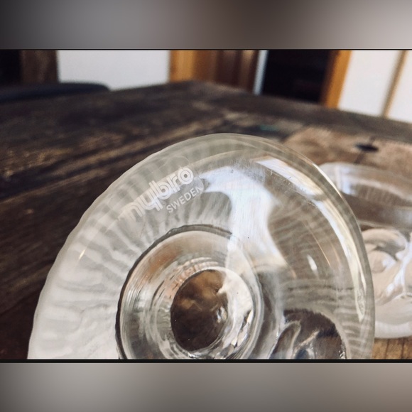 Vintage Nybro Sweden Crystal Votives - Picture 3 of 3